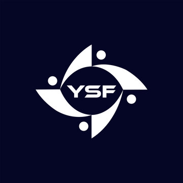 YSF Flat accounting logo design on white background. YSF creative initials Growth graph letter logo concept. YSF business finance logo design. YSF logo, YSF icon, YSF letter, YSF flat, YSFmonogram, YS