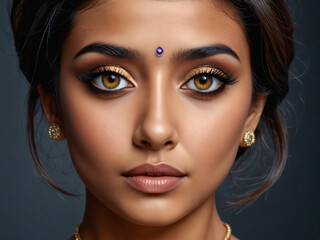 beautiful indian woman portrait