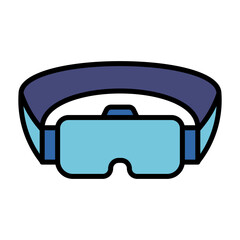 VR Glasses Filled Style