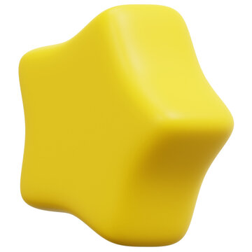 pentagrammic prism 3d render icon illustration