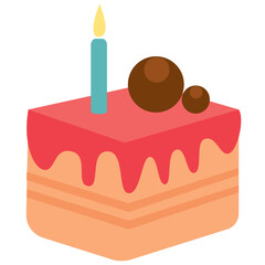 Birthday Cake Illustration