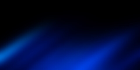 Fototapeta premium Blue gradient background, abstract illustration of deep water