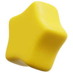 pentagrammic prism 3d render icon illustration