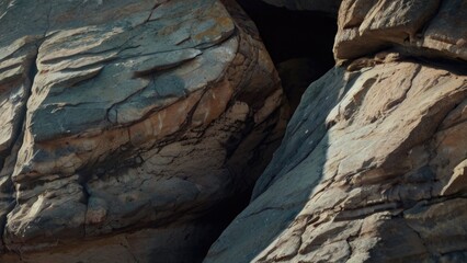 Close up rock formation