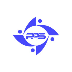 PPS set ,PPS logo. P P S design. White PPS letter. PPS, P P S letter logo design. Initial letter PPS letter logo set, linked circle uppercase monogram logo. P P S letter logo vector design.