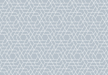 The geometric pattern with lines. Seamless vector background. White and gray texture. Graphic modern pattern. Simple lattice graphic design.