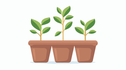 cultivated plant isolated icon Flat vector