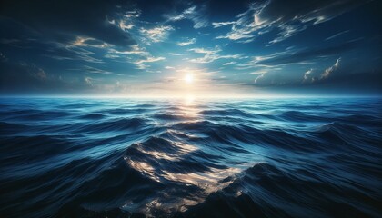  raw photography-style that showcases the open sea at its most serene and majestic wallpaper...