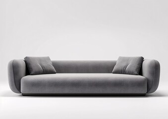 Fototapeta na wymiar Scandinavian Design Sofa in Modern Style - Front View