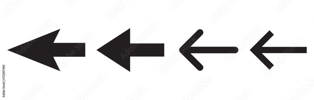 Poster arrow icon vector illustration. arrow sign simple flat sign for web design..eps