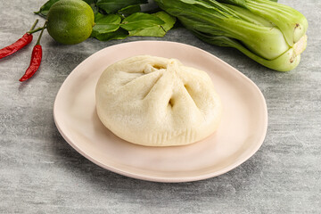 Chinese steamed bun Dim sum