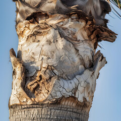 Palm Tree Texture Close-up