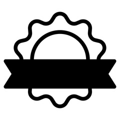 Winning award, prize, medal or badge icon for apps and websites