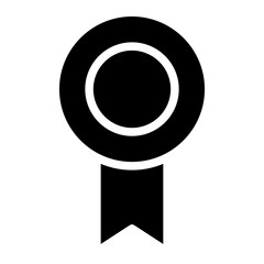 Winning award, prize, medal or badge icon for apps and websites