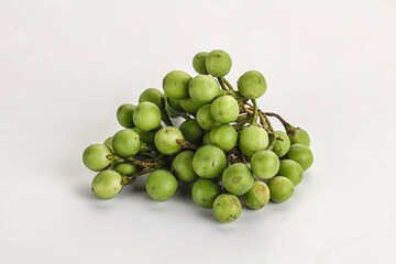 Raw ripe wild pea eggplant