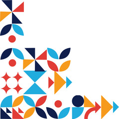 Misaic Geometric Corner