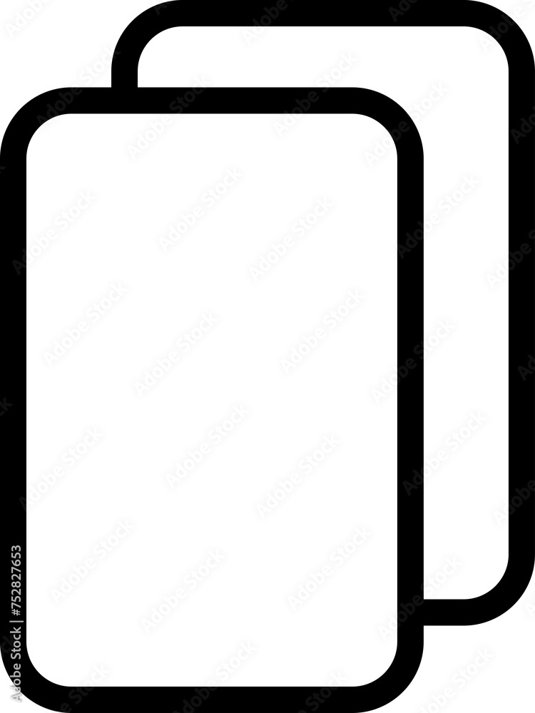 Poster copy file icon, copy the outline icon on transparent background. effortless data duplication: copy f