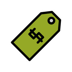 Price Tag Filled Style