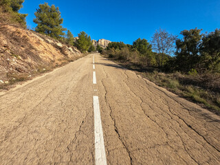 mountain road - road trip - spain