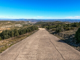 mountain road - road trip - spain