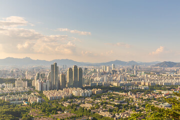 Fototapeta premium 서울 전경 풍경