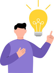 People Have Idea Illustration