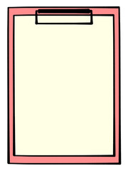 シンプルなバインダーのイラスト素材