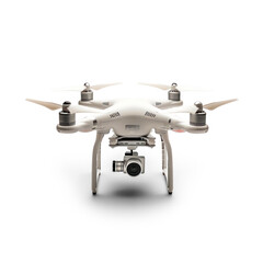 Drone-Quadrocopter with a camera for detailed photo-video shooting with a transparent background is ideal for graphic projects