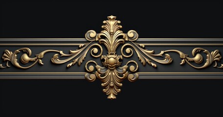 classical gold ornament design background