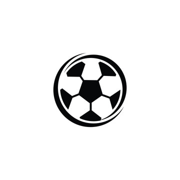 ball single flat icon logo