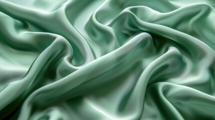 Obraz premium Turquoise satin fabric texture. E