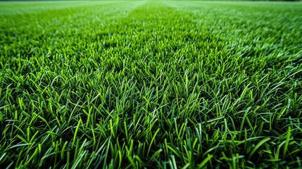 Long fresh green grass texture background view of grass garden Ideal concept used for making green...