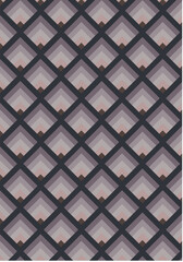 Waterfall Quilt Background Seamless Pattern