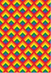 Waterfall Quilt Background Seamless Pattern