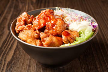 から揚げ丼