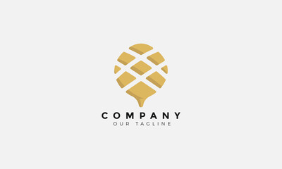 Abstract/elegant/geomatric logo design honey bee for company