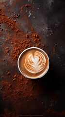 Caffè latte background
