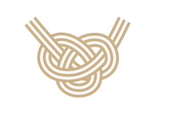 あわじ結び　金色の水引