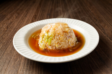 白菜のあんかけチャーハン