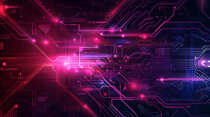 Obraz premium Digital network abstract technology background. Futuristic technology background.