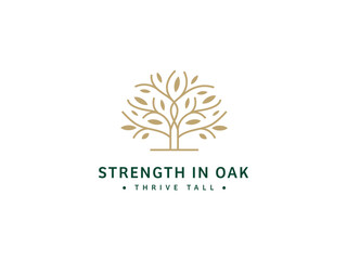 Professional Oak Tree Logo Design