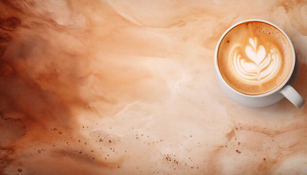 Caff&egrave; latte background