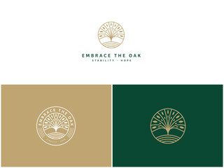 Professional Oak Tree Logo Design