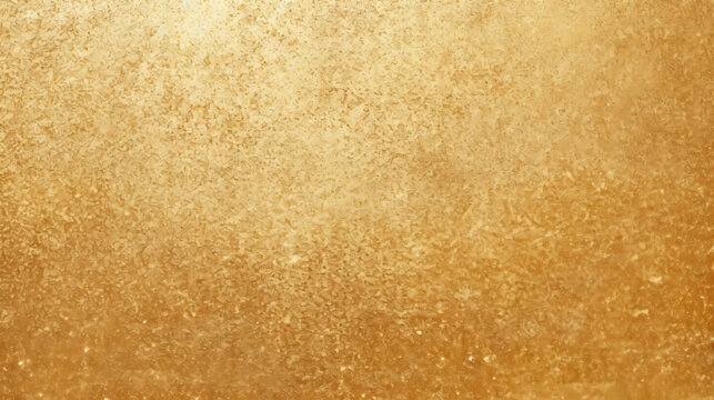 Gold color of glitter textured background 