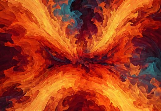 feu abstrait