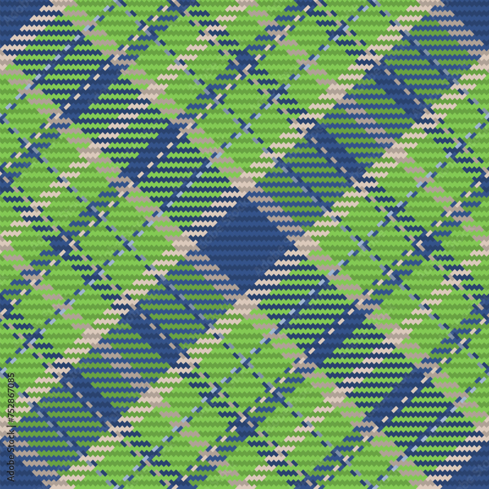 Poster seamless pattern of scottish tartan plaid. repeatable background with check fabric texture. vector b