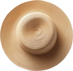 Fototapeta na wymiar straw hat isolated on white or transparent background,transparency 