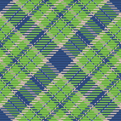 Seamless pattern of scottish tartan plaid. Repeatable background with check fabric texture. Vector backdrop striped textile print.