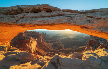 Mesa Arch at Sunrise, Canyonlands National Park in southeastern Utah