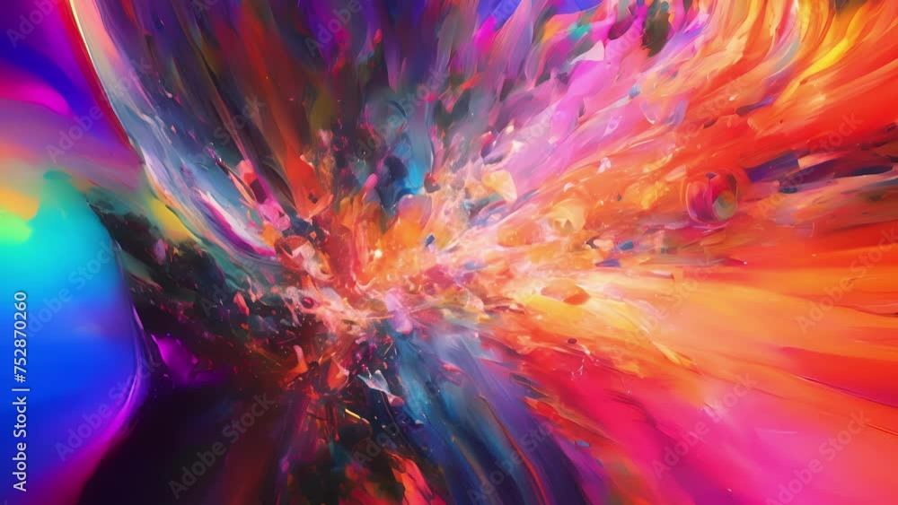 Aufkleber intense beams of bright energy collide and ter in a chaotic dance creating a mesmerizing and evercha
